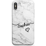 White Marble iPhone Case  Slim Case Custom Phone Case - Case Warehouse