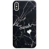 Black Marble iPhone Case  Slim Case Custom Phone Case - Case Warehouse