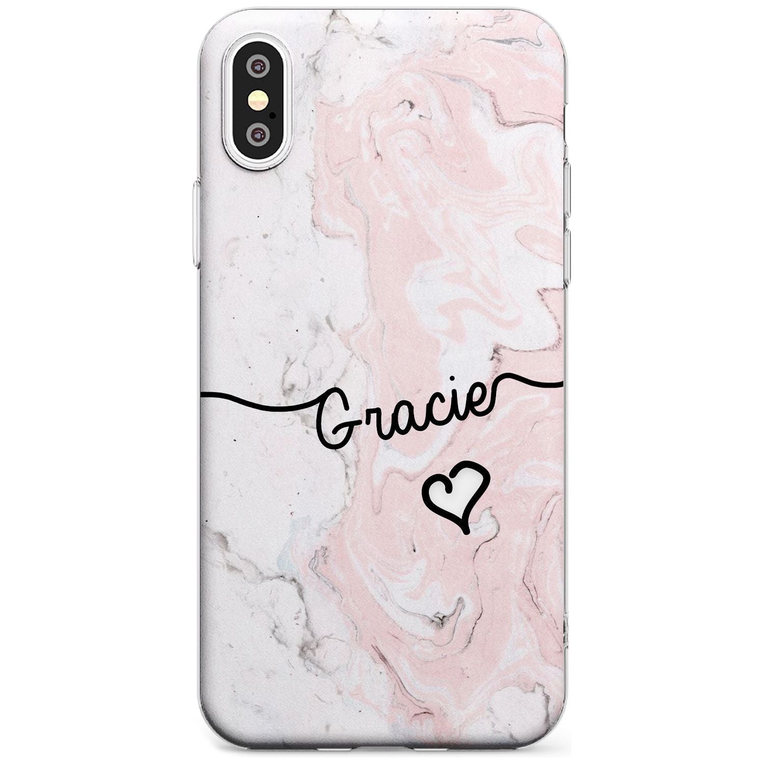 Pink Marble iPhone Case  Slim Case Custom Phone Case - Case Warehouse