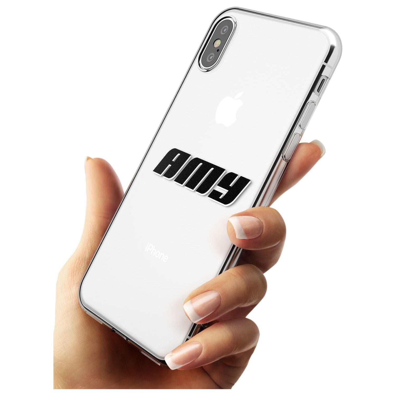 Custom Iphone Case 1C Black Impact Phone Case for iPhone X XS Max XR