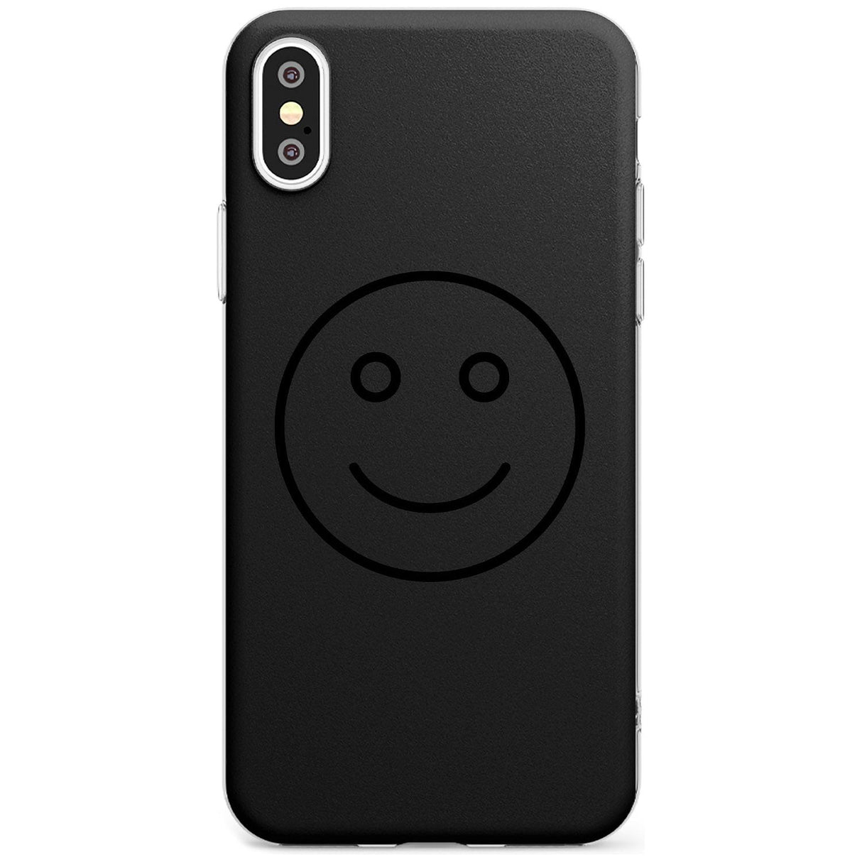 Dark Smiley Face Slim TPU Phone Case Warehouse X XS Max XR