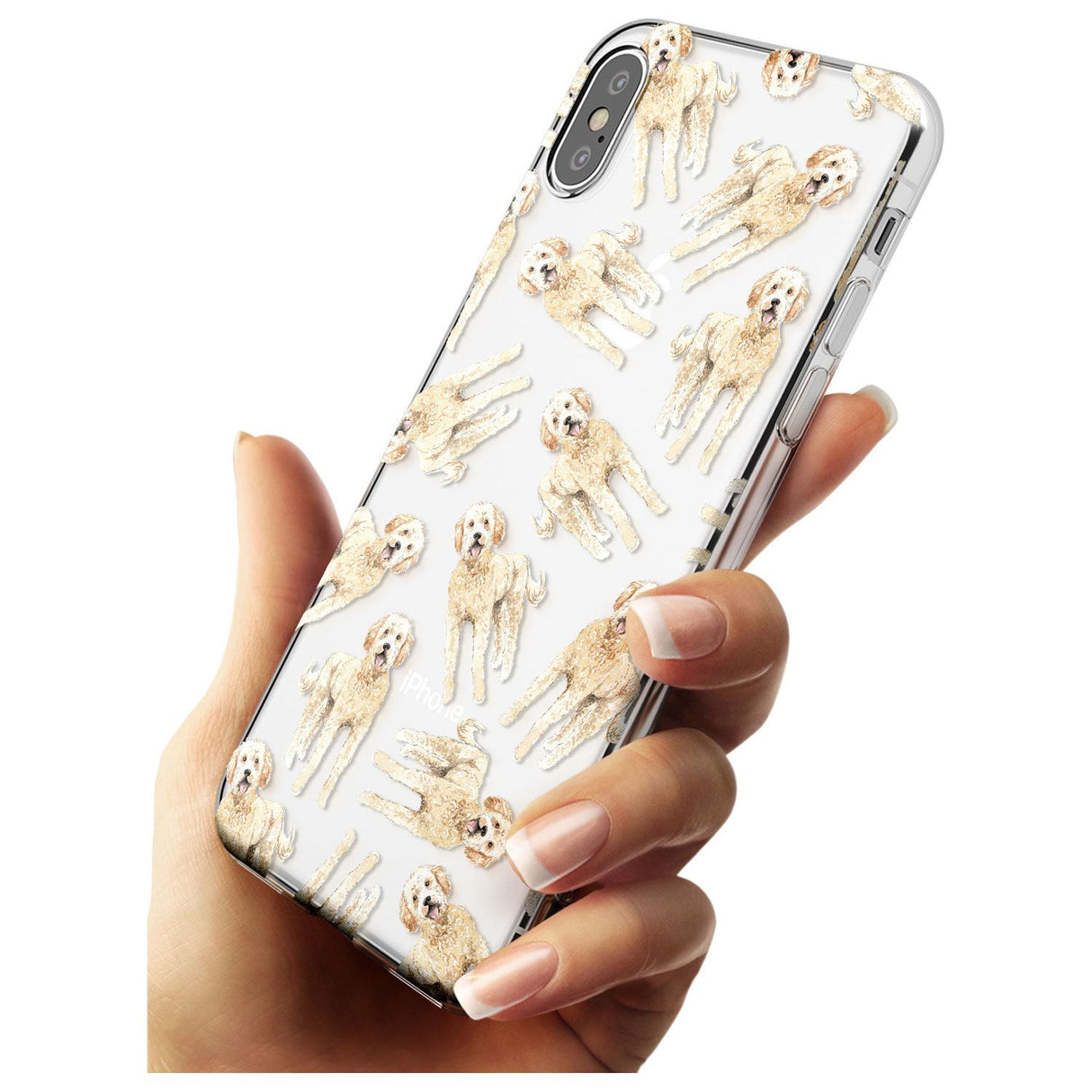 Goldendoodle Watercolour Dog Pattern Slim TPU Phone Case Warehouse X XS Max XR