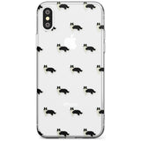 Border Collie Dog Pattern Clear Slim TPU Phone Case Warehouse X XS Max XR