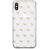 Tan Labrador Dog Pattern Clear Slim TPU Phone Case Warehouse X XS Max XR