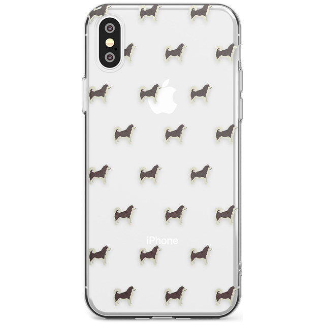 Alaskan Malamute Dog Pattern Clear Slim TPU Phone Case Warehouse X XS Max XR