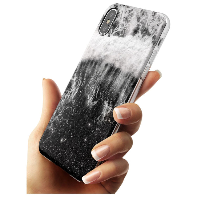 Ocean Wave Galaxy Print Slim TPU Phone Case Warehouse X XS Max XR