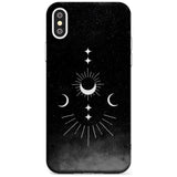 Small Moon Mandala Black Impact Phone Case for iPhone X XS Max XR