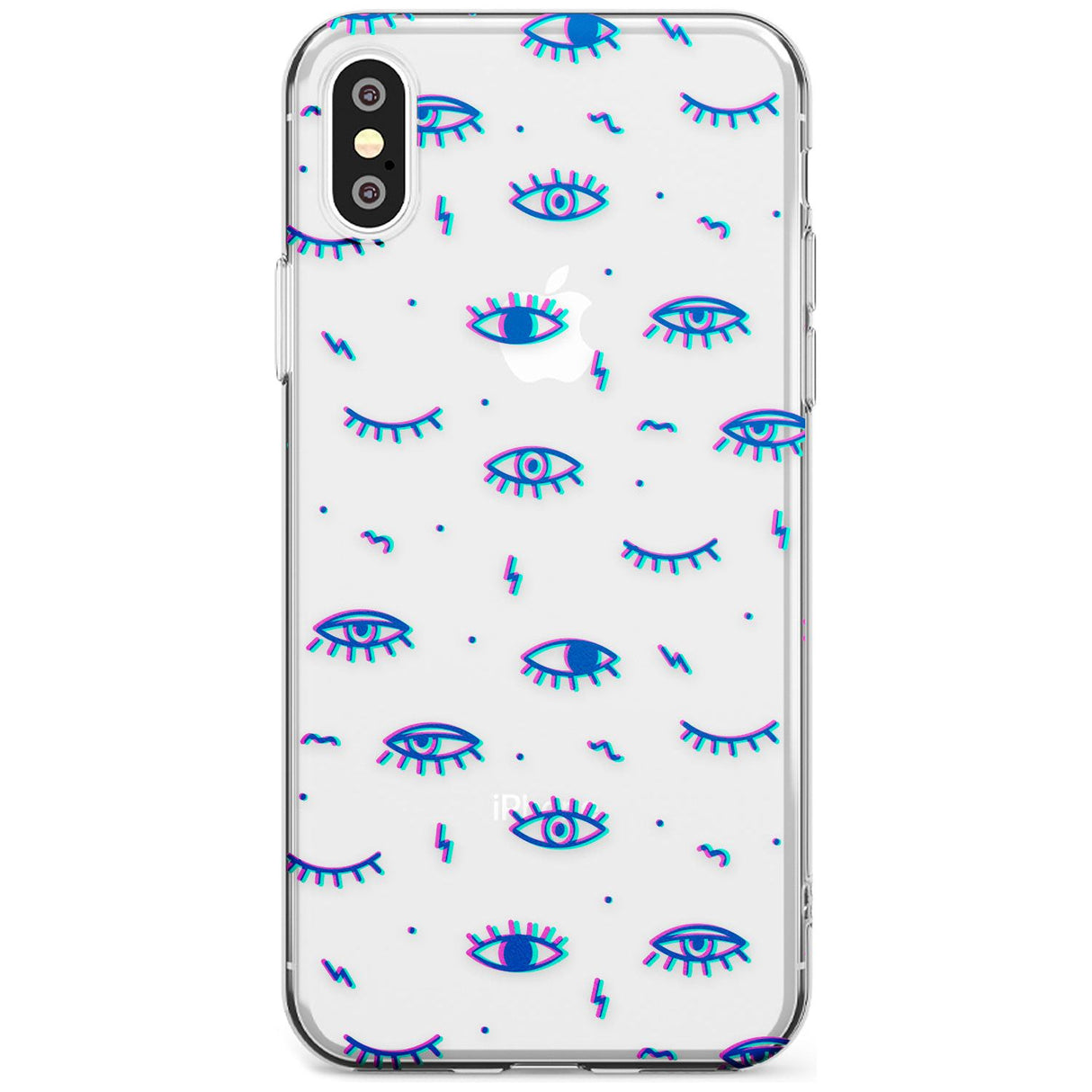 Duotone Psychedelic Eyes  Slim Case Phone Case - Case Warehouse