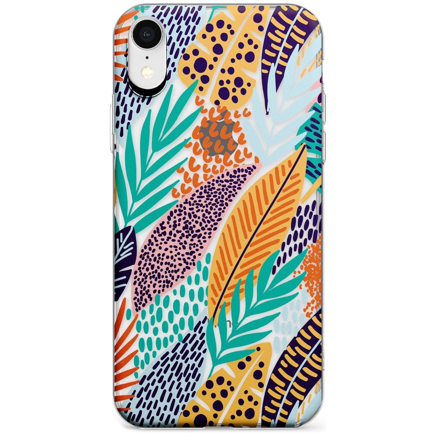 Abstract Leaves Phone Case for iPhone X XS Max XR