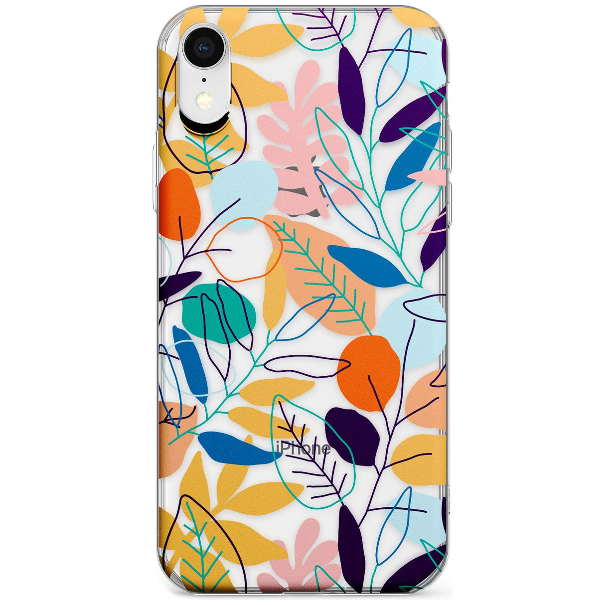 Abstract Leaves Phone Case for iPhone X XS Max XR