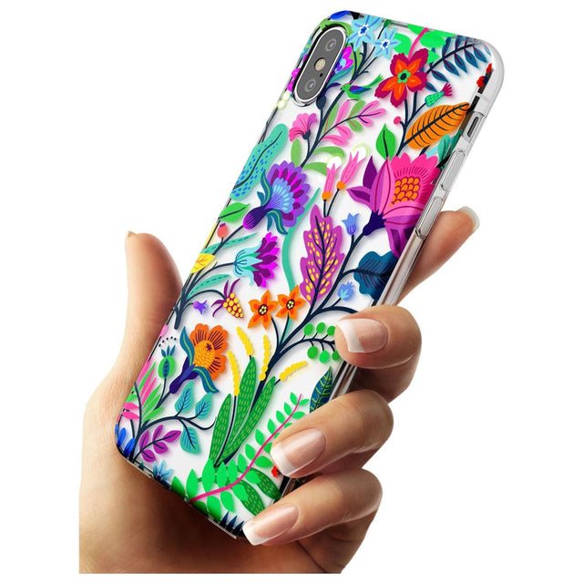 Floral Vibe Slim TPU Phone Blanc Space X XS Max XR