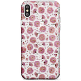 Pink Flowers & Blossoms Transparent Design Slim TPU Phone Case Warehouse X XS Max XR