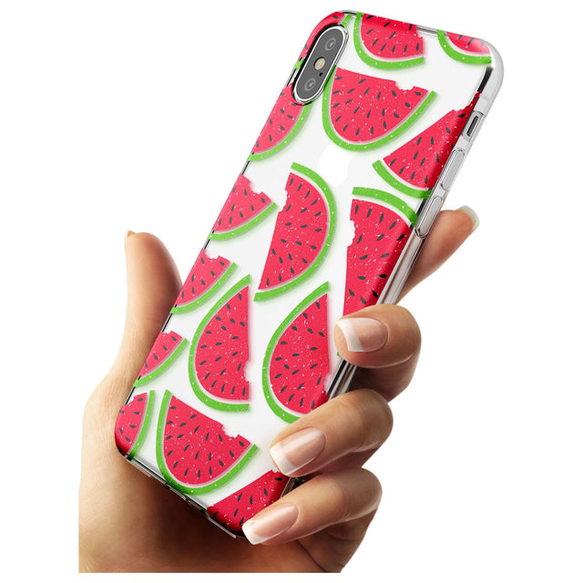 Watermelon Pattern Slim TPU Phone Blanc Space X XS Max XR