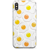 Fried Egg Pattern Slim TPU Phone Blanc Space X XS Max XR