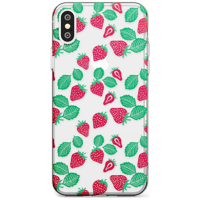 Strawberry Pattern iPhone Case  Slim Case Phone Case - Case Warehouse