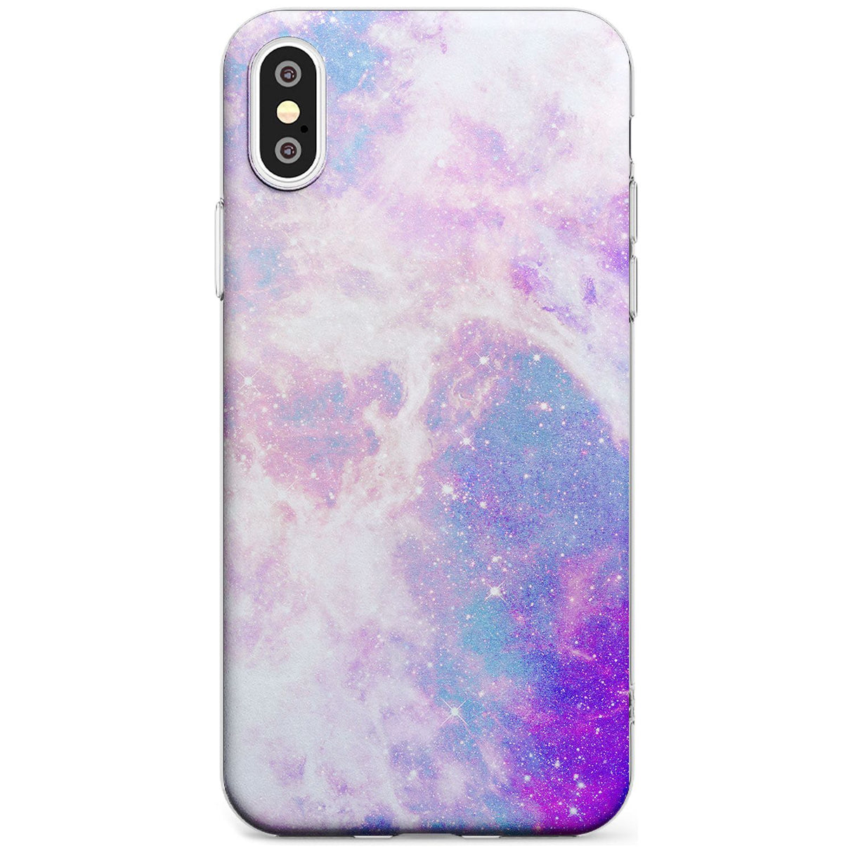 Purple & Blue Galaxy Pattern Design Slim TPU Phone Case Warehouse X XS Max XR