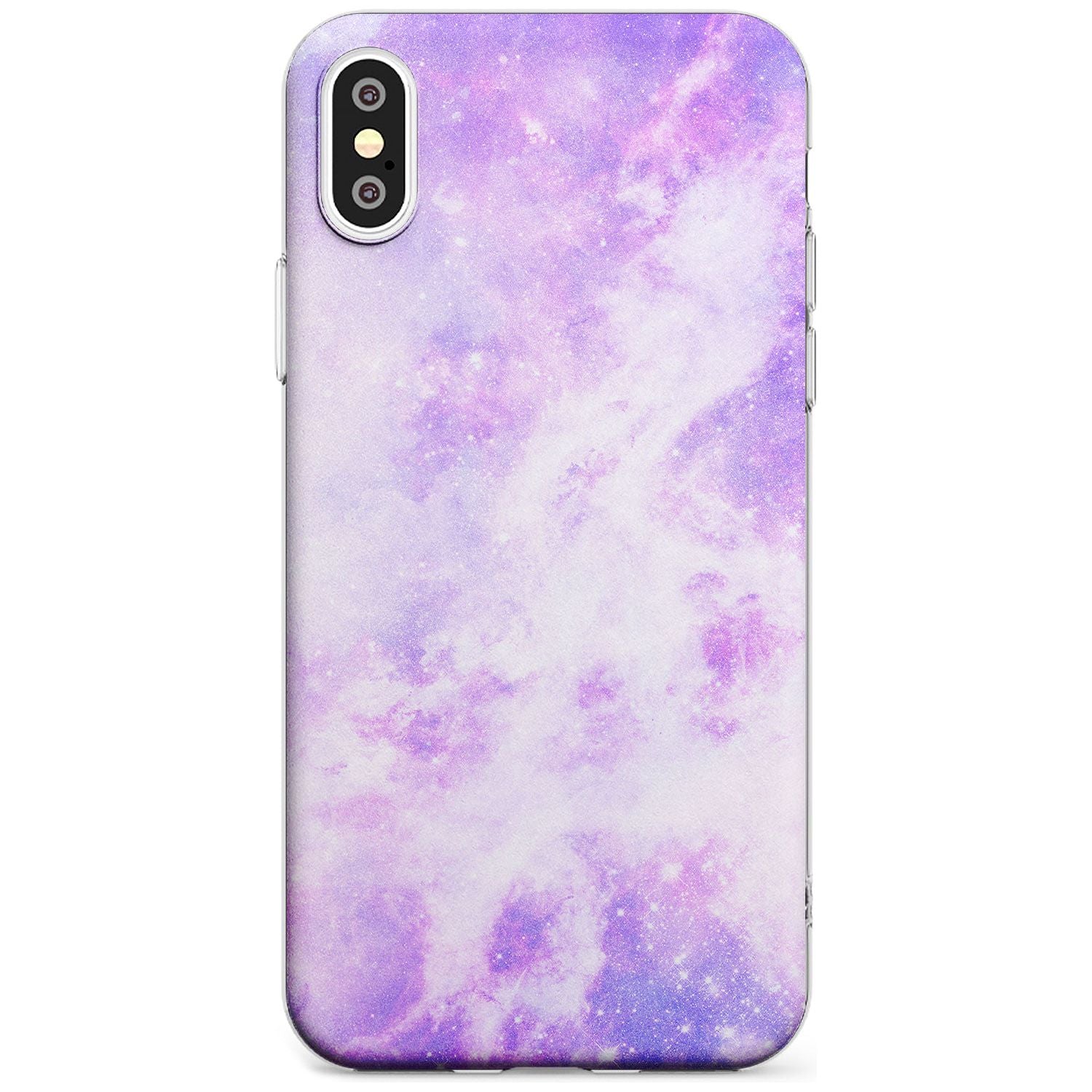 Purple Galaxy Pattern Design Slim TPU Phone Case Warehouse X XS Max XR