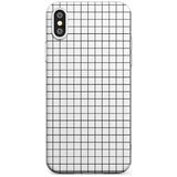 Simplistic Small Grid Designs White Slim TPU Phone Case Warehouse X XS Max XR