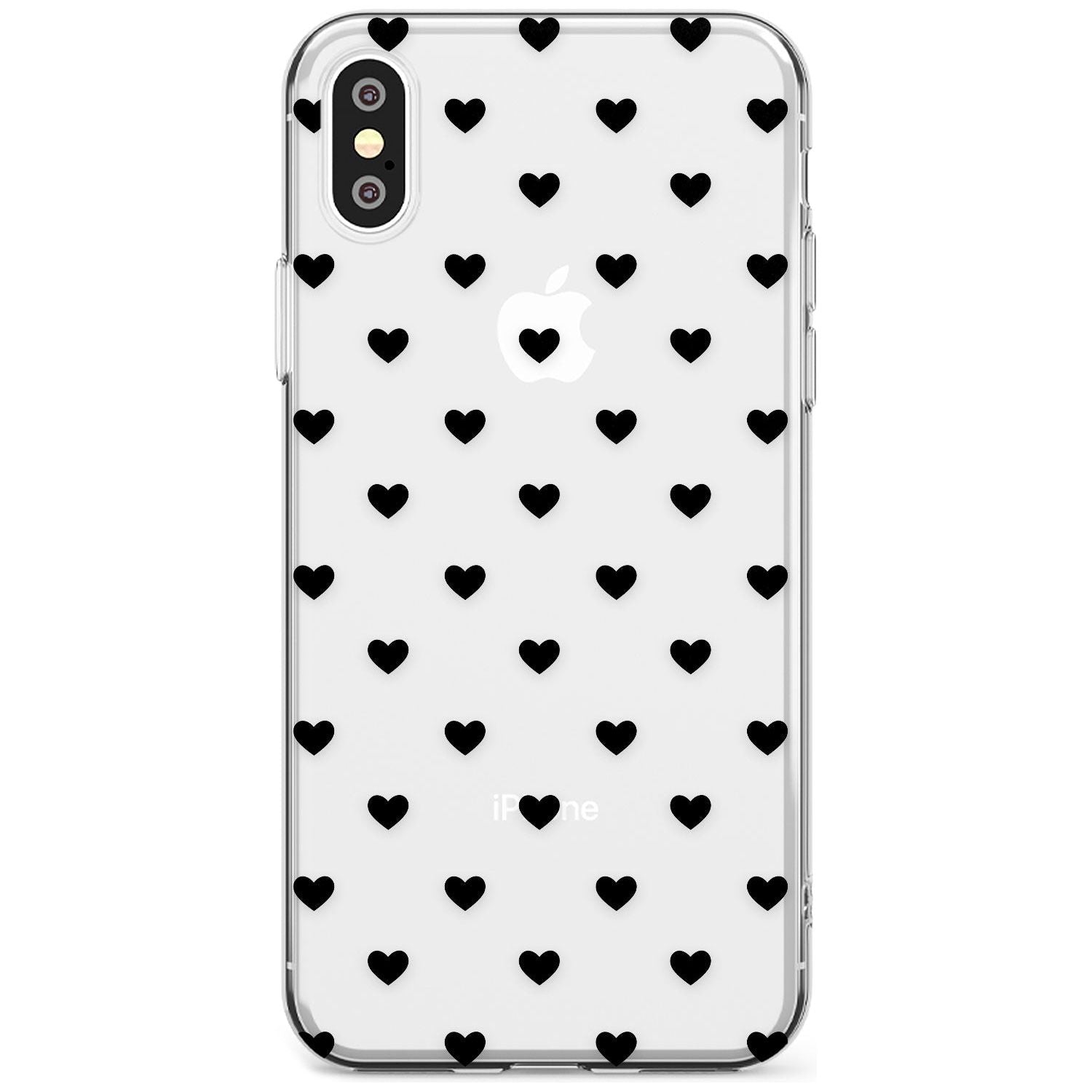 Small Heart Pattern: White &