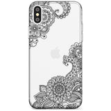 Black Henna Botanicals Slim TPU Phone Blanc Space X XS Max XR