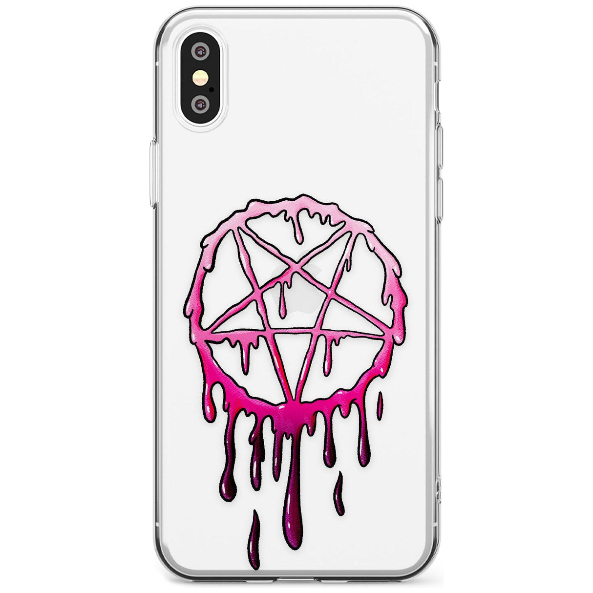 Pentagram of Blood Slim TPU Phone Blanc Space X XS Max XR