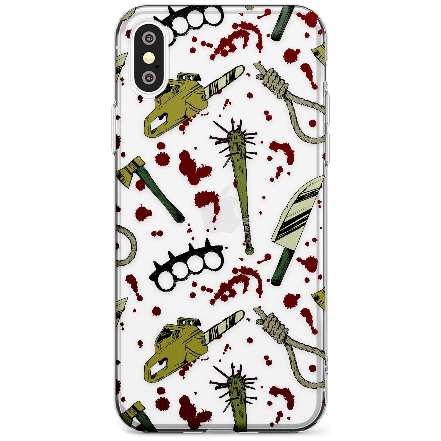 Movie Massacre Slim TPU Phone Blanc Space X XS Max XR