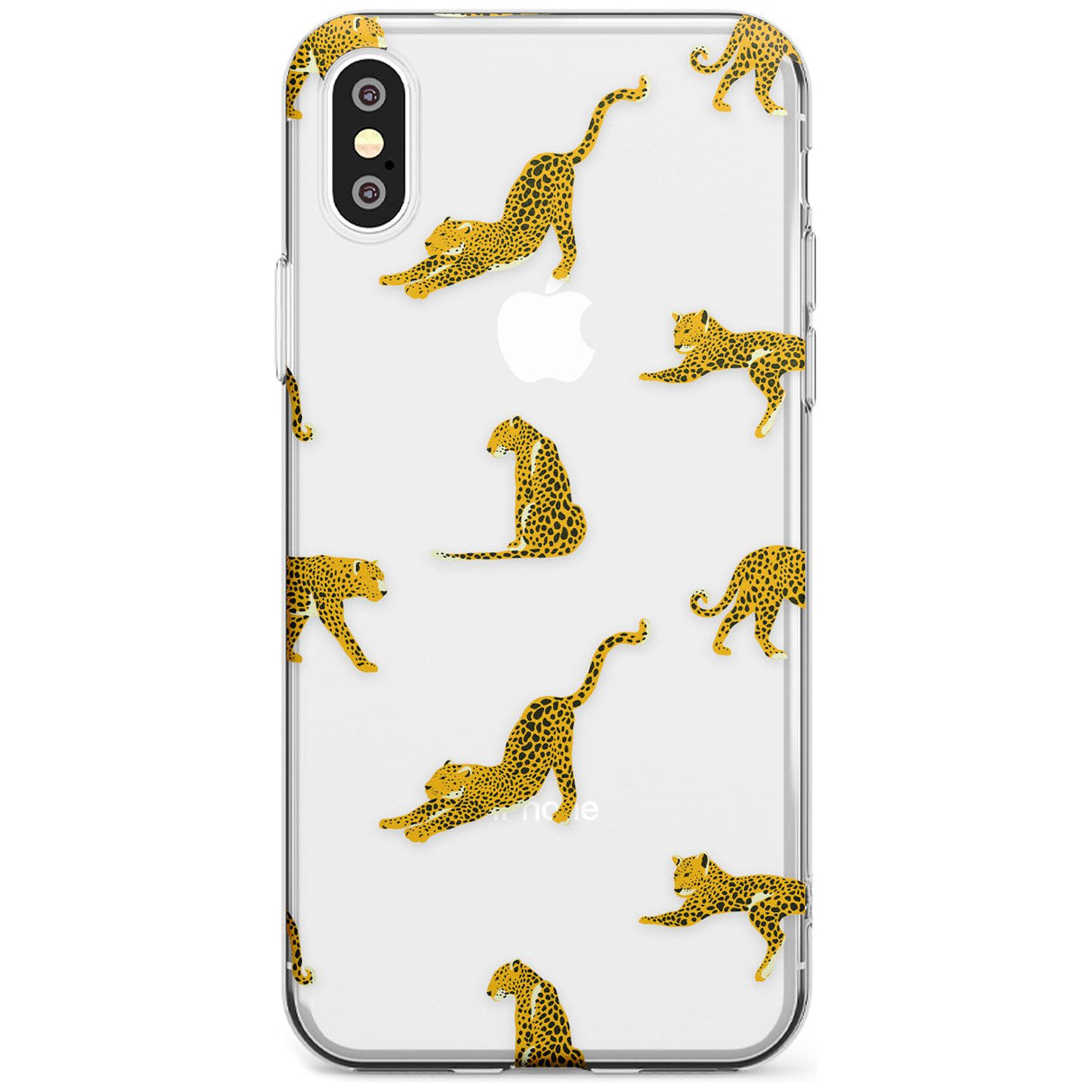 Clear Jaguar Jungle Cat Pattern Slim TPU Phone Case Warehouse X XS Max XR