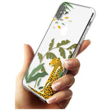 Large Jaguar Clear Jungle Cat Pattern Slim TPU Phone Case Warehouse X XS Max XR