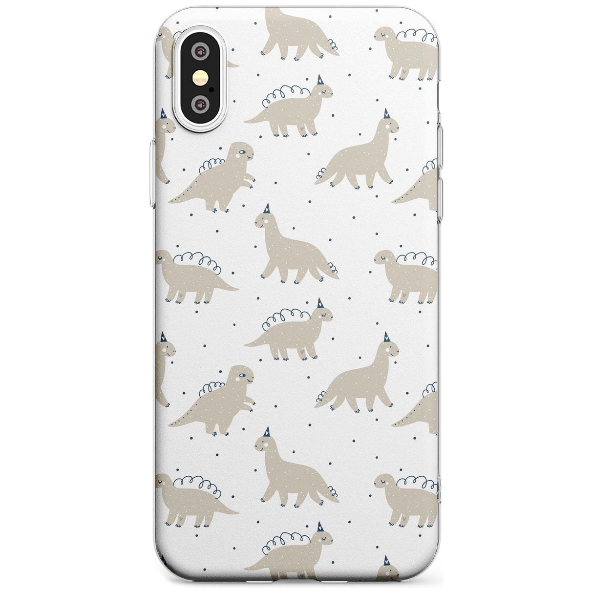 Adorable Dinosaurs Pattern Slim TPU Phone Case Warehouse X XS Max XR