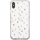 Raindrops Black Impact Phone Case for iPhone X XS Max XR