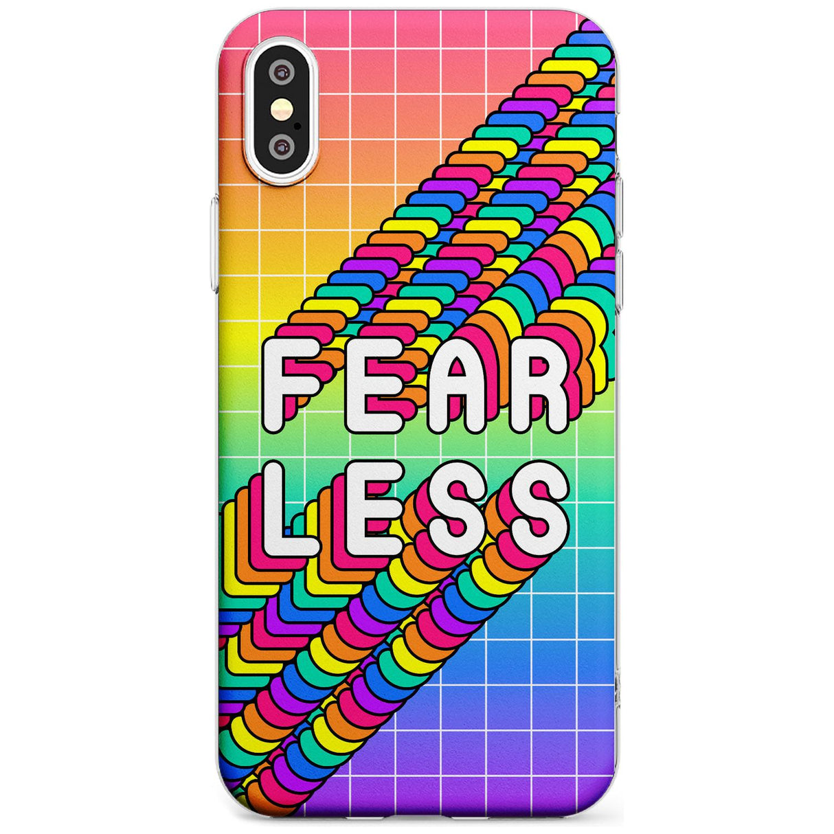 Fearless Slim TPU Phone Blanc Space X XS Max XR