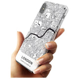 Map of London, England Slim TPU Phone Case Warehouse X XS Max XR