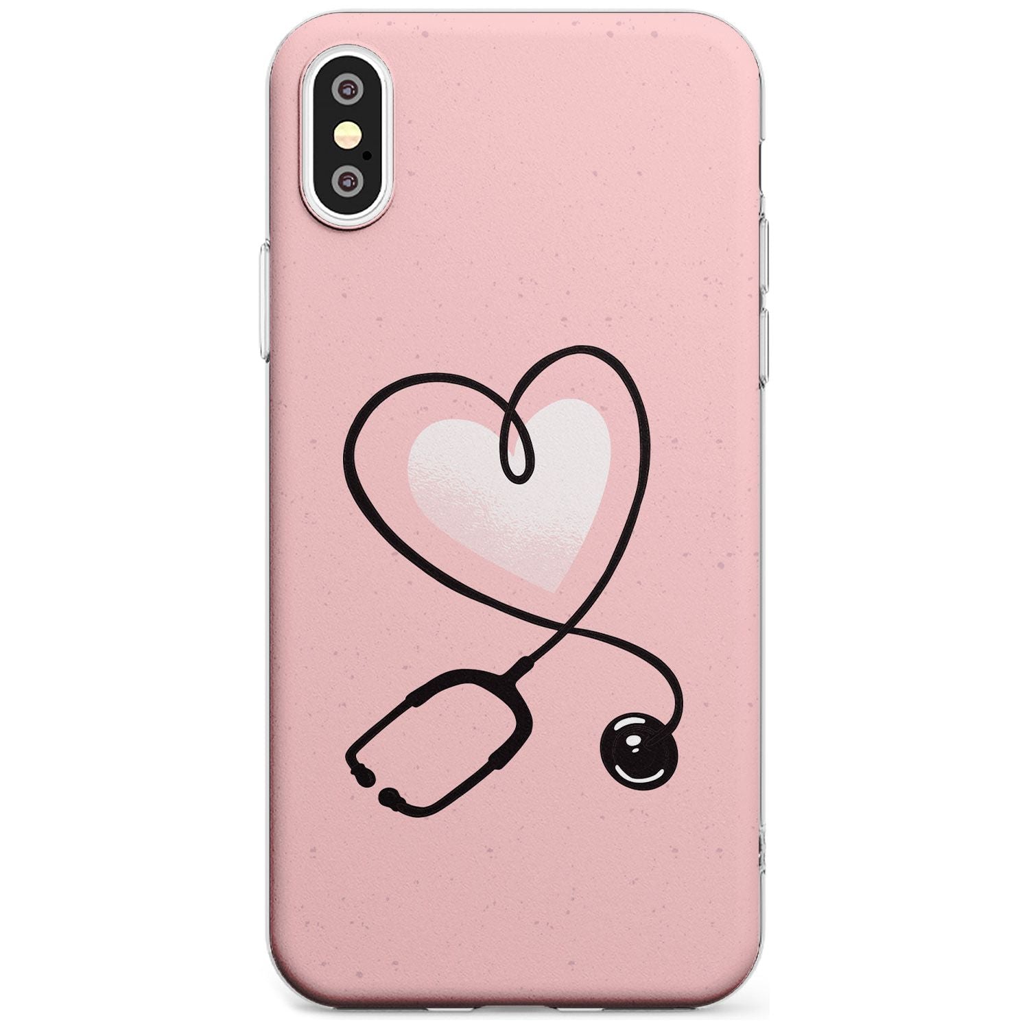 Medical Inspired Design Stethoscope Heart Slim TPU Phone Case Warehouse X XS Max XR