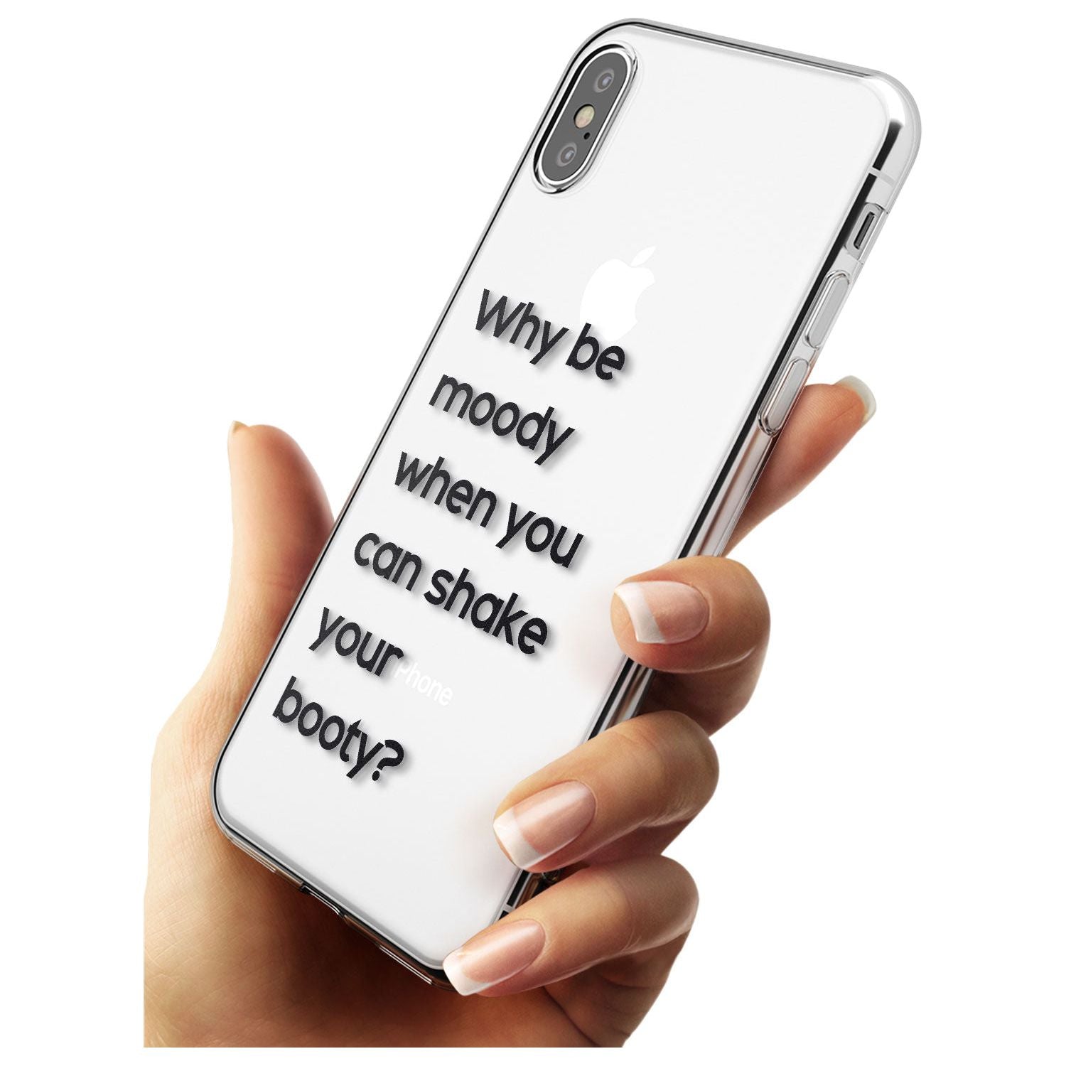 Why be moody? Black Impact Phone Case for iPhone X XS Max XR