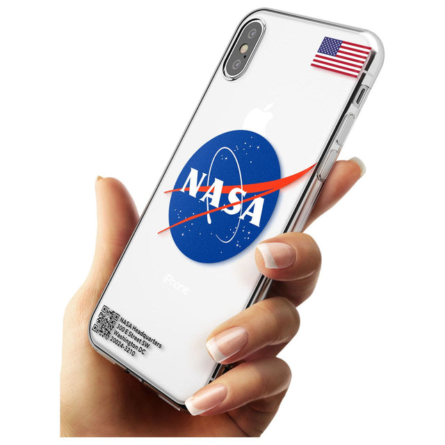 NASA Meatball Slim TPU Phone Blanc Space X XS Max XR