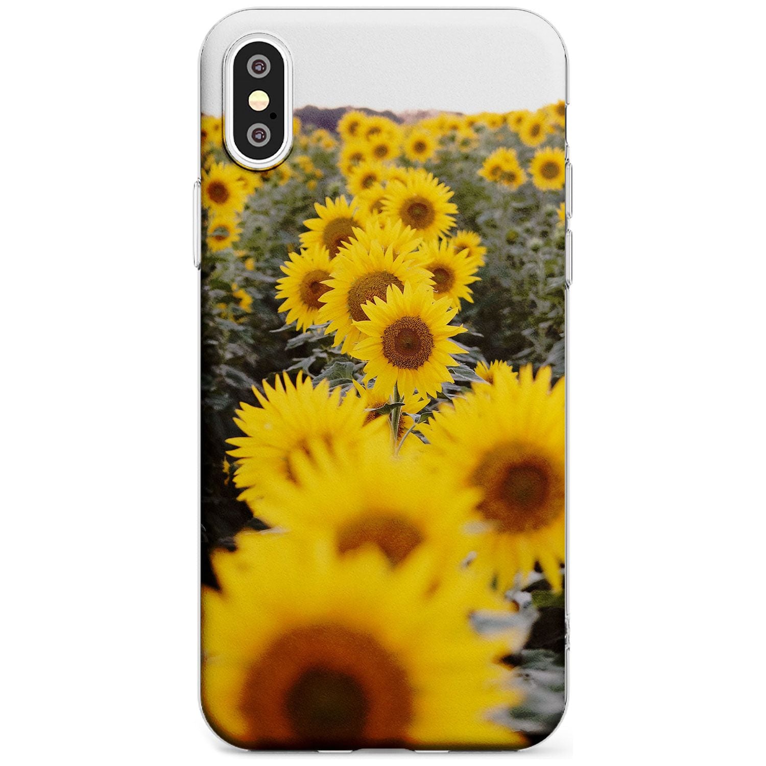 Sunflower Field Photograph Slim TPU Phone Case Warehouse X XS Max XR