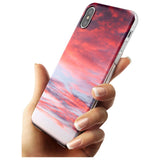 Pink Cloudy Sunset Photograph Slim TPU Phone Case Warehouse X XS Max XR