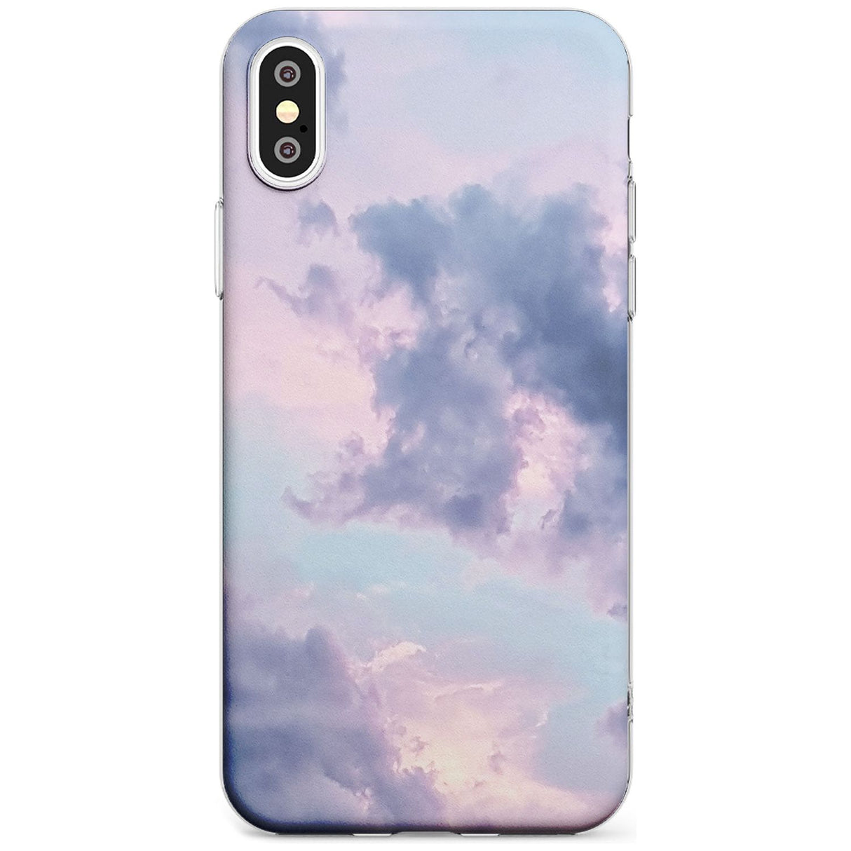 Purple Clouds Photograph Slim TPU Phone Case Warehouse X XS Max XR