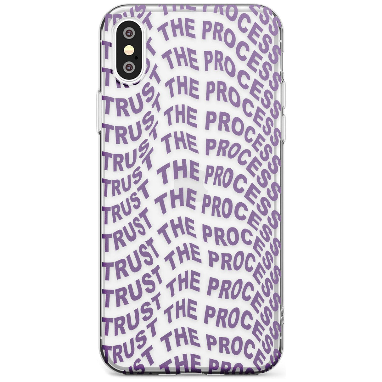 Trust The Process Slim TPU Phone Blanc Space X XS Max XR