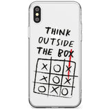 "Think Outside the Box" Slim TPU Phone Case Warehouse X XS Max XR