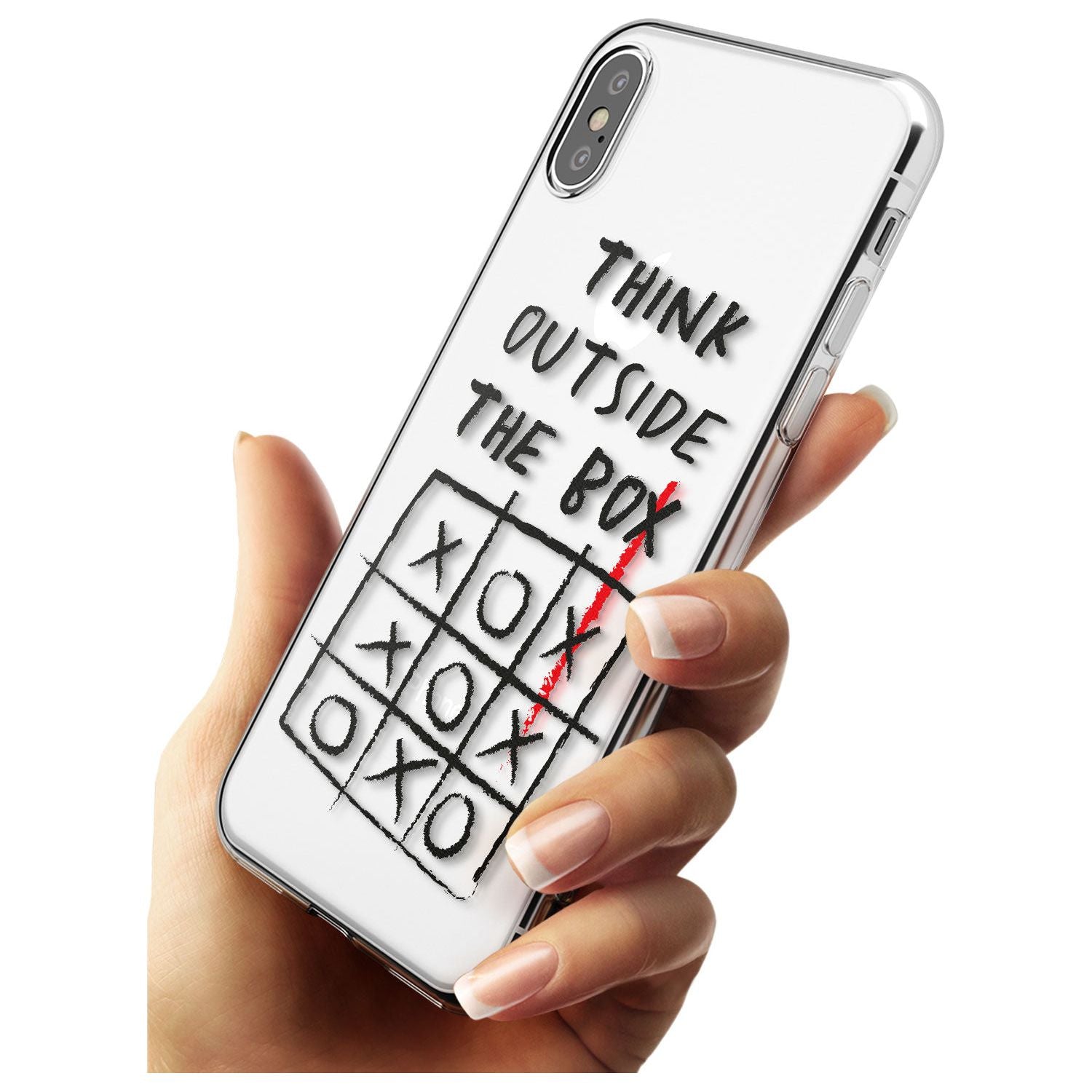 "Think Outside the Box" Slim TPU Phone Case Warehouse X XS Max XR