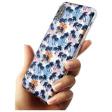 Summer Palm Trees (Clear) Black Impact Phone Case for iPhone X XS Max XR