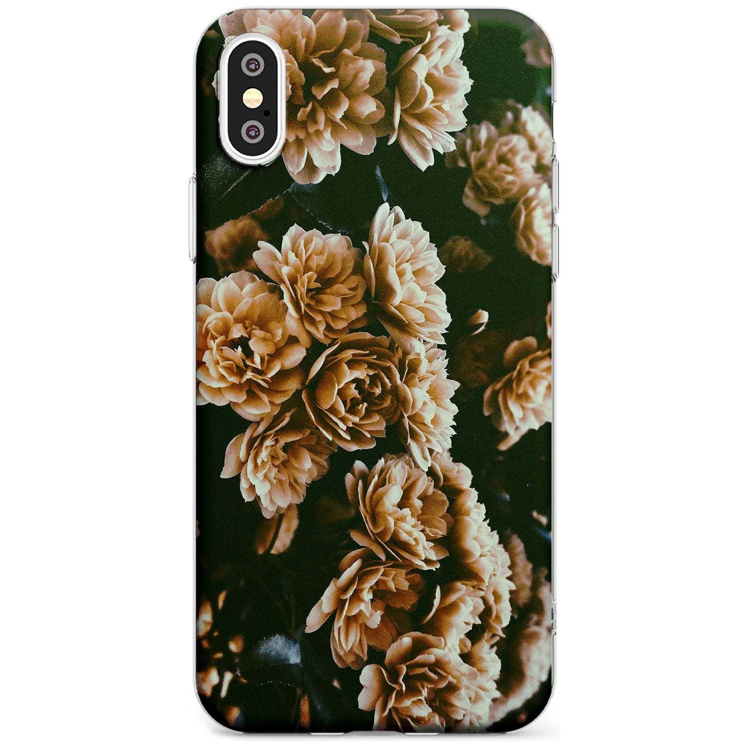 White Peonies - Real Floral Photographs Slim TPU Phone Case Warehouse X XS Max XR