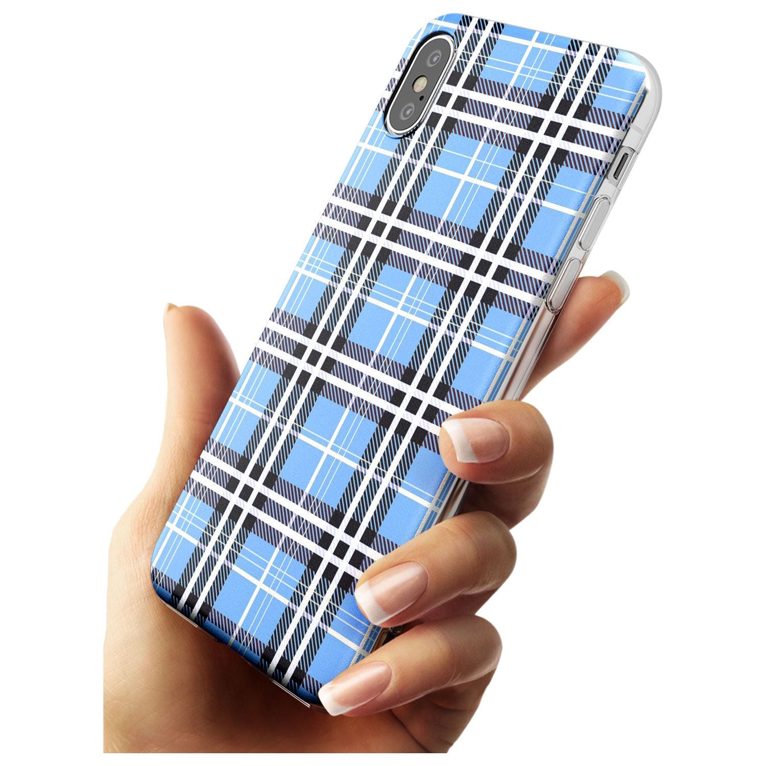 Blue Plaid iPhone Case   Phone Case - Case Warehouse