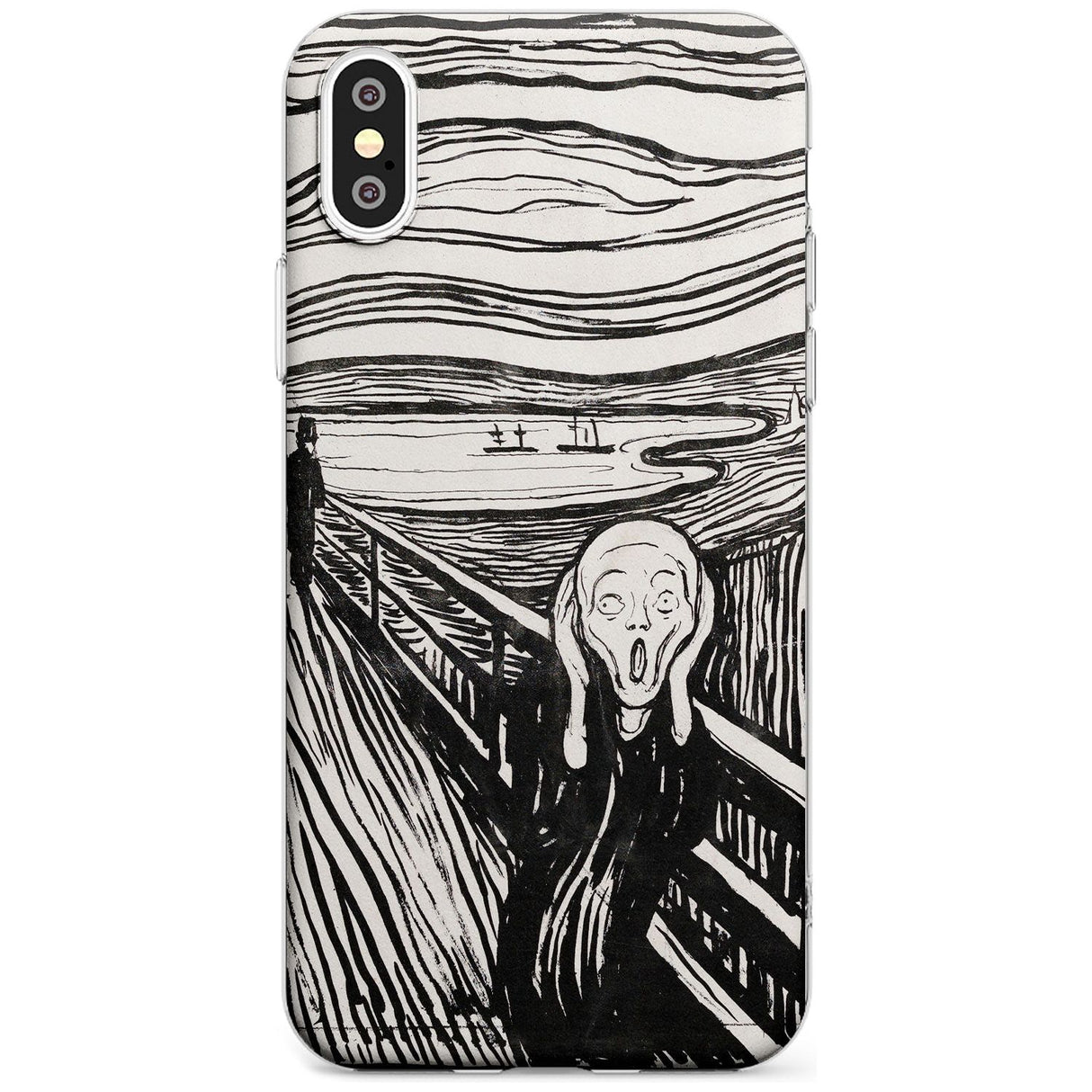 The Scream Slim TPU Phone Blanc Space X XS Max XR