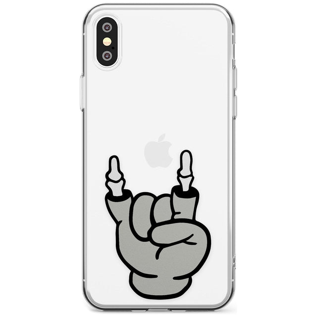 Rock 'til you drop Slim TPU Phone Blanc Space X XS Max XR