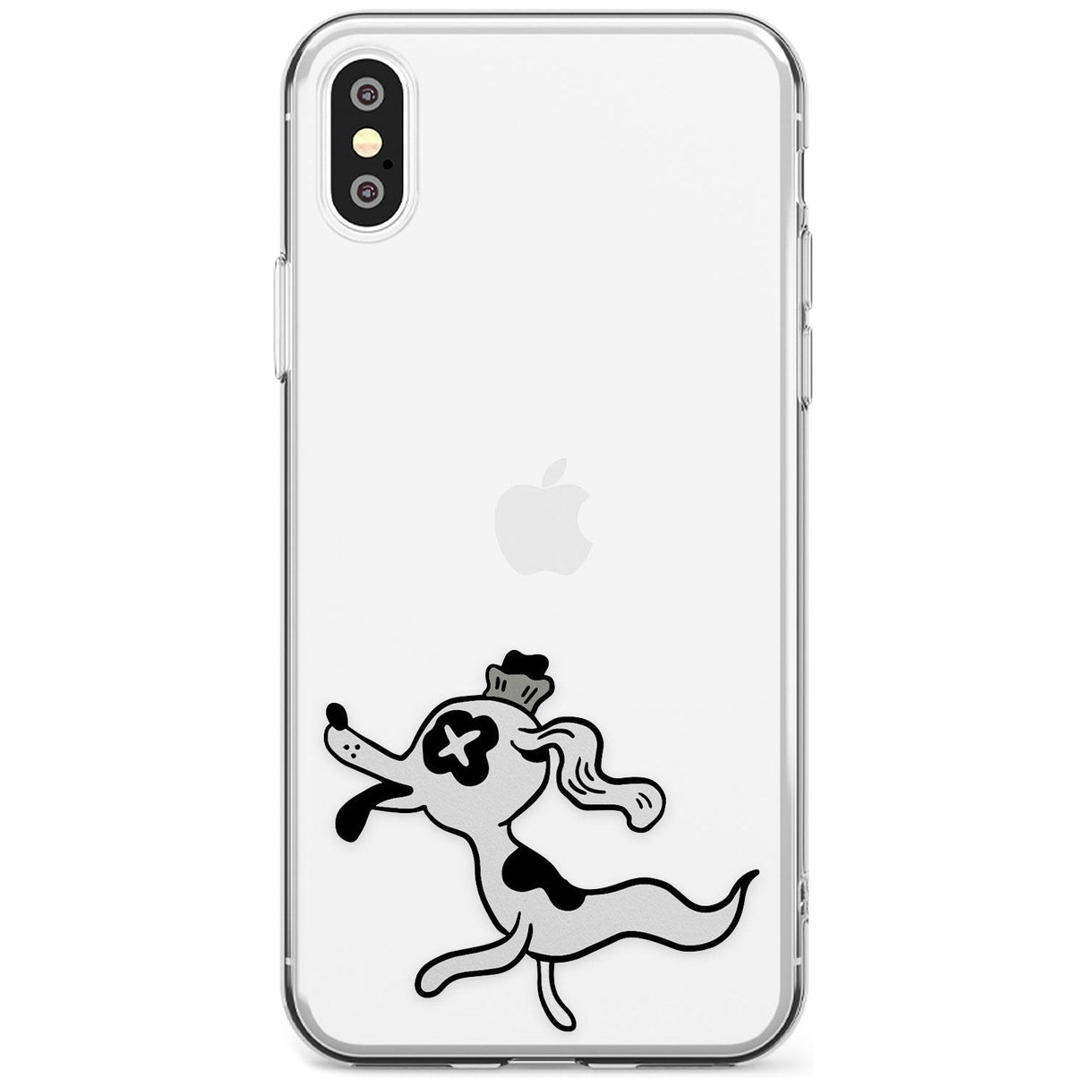 Dog Spirit Slim TPU Phone Blanc Space X XS Max XR