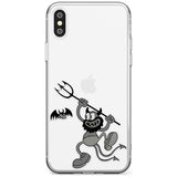 Dancing Devil Slim TPU Phone Blanc Space X XS Max XR