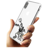 Dancing Devil Slim TPU Phone Blanc Space X XS Max XR