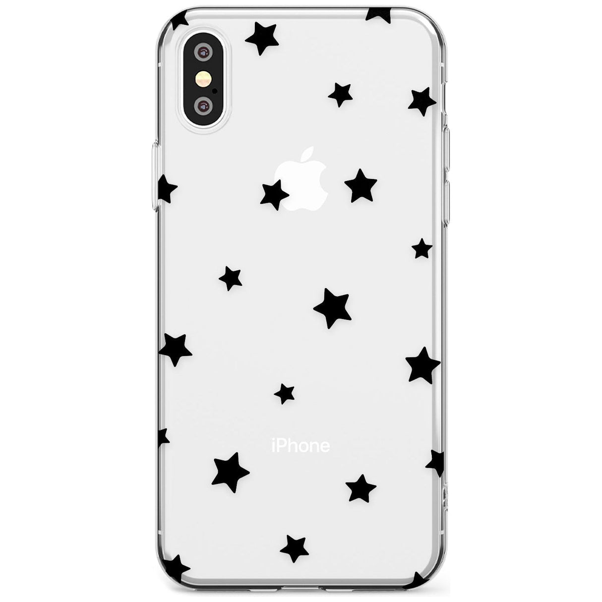 Black Stars Pattern Slim TPU Phone Case Warehouse X XS Max XR